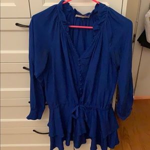 Rebecca Taylor cobalt blue dress show stopper